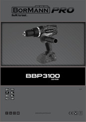 BorMann PRO BBP3100 Instructions Manual