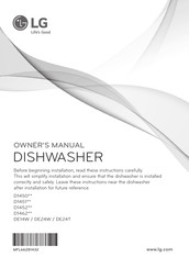 LG DE24T Owner's Manual