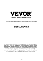 VEVOR XMZ-D2 Manual