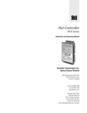 STI MC6 Series Installation And Operating Manual