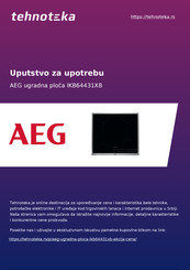 AEG IKB64431XB User Manual