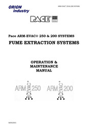 Pace ARM-EVAC 200 Operation & Maintenance Manual