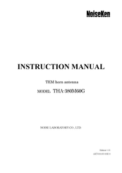 NoiseKen THA-380M60G Instruction Manual