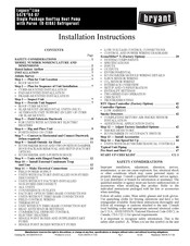 Bryant Legacy 547K 06 Series Installation Instructions Manual