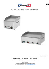 Casselin CPASF60B Manual