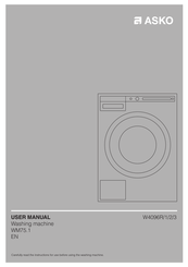 Asko W4096R/1 User Manual