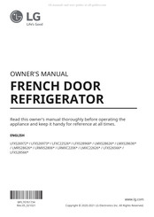 LG LRMX1S2806 Series Owner's Manual
