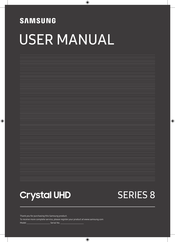 Samsung UA55TU8100 User Manual
