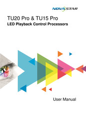 NovaStar TU15 Pro User Manual