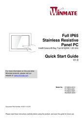 Winmate R15IB3S-65C3 Quick Start Manual