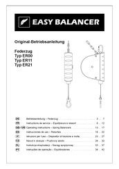 Carl Stahl Kromer EASY BALANCER ER11 0800 05 Operating Instructions Manual