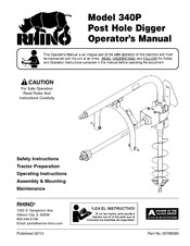 RHINO 340P Operator's Manual
