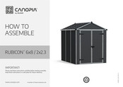 Palram CANOPIA RUBICON 2x2.3 How To Assemble