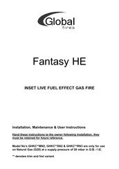 Global Fires Fantasy HE GHFC SN2 Series Installation, Maintenance & User Instructions