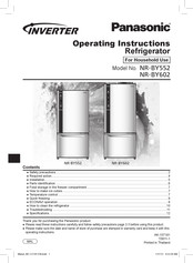 Panasonic NR-BY602 Operating Instructions Manual