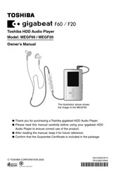 Toshiba GigaBeat F60 Owner's Manual