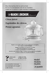 Black & Decker CJ600W Quick Start Manual