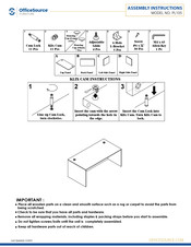 Officesource PL105 Assembly Instructions