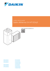 Daikin Altherma 3 H HT EPRA18DAW1 Installer's Reference Manual