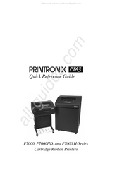 Printronix PSA3 P7000 Series Quick Reference Manual
