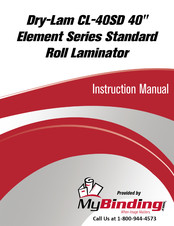 MyBinding Dry-Lam CL-40SD Instruction Manual