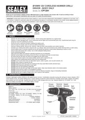 Sealey CP1201 Manual