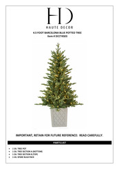 Haute Decor DCCT4503 Quick Start Manual