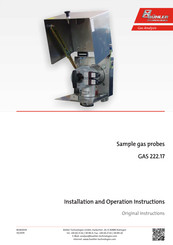 Buhler GAS 222.17 Assembly, Installation And Operation Instructions