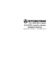 Polar Ware Stoelting IntelliTec E111 Owner's Manual