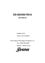 Shini SS-750-S User Manual