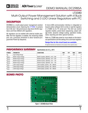 Linear Analog Devices DC2985A Manual