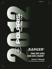 Polaris RANGER 500 EFI 4X4 2012 Owner's Manual