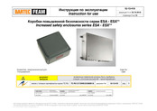 BARTEC FEAM ESA Series Instructions For Use Manual