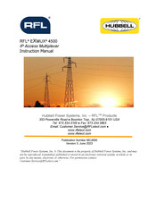 Hubbell RFL EXMUX 4500 Instruction Manual