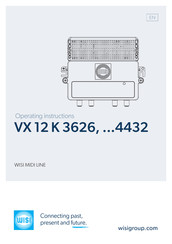 Wisi VX 12 K 3626 Operating Instructions Manual