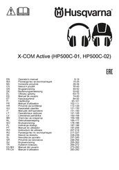 Husqvarna X-COM Active Operator's Manual