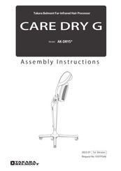 Takara Belmont AK-DRYS Assembly Instructions Manual