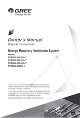 Gree FHBQGL-D5DA-T Owner's Manual
