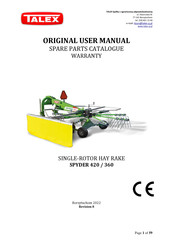 Talex SPYDER 420 Original User Manual