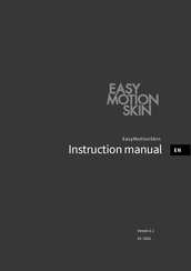EMS Easy Motion Skin Instruction Manual