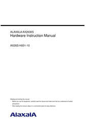 Alaxala AX2340S Hardware Instruction Manual