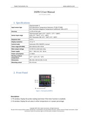 Auber Instruments DSPR-5 User Manual