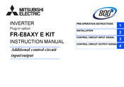 Mitsubishi Electric FR-E8AXY E KIT Instruction Manual