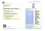 ADF Web HD67801-KNX-BMSTP-B2 User Manual