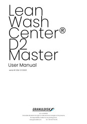 GRANULDISK D2M-01 00001 User Manual