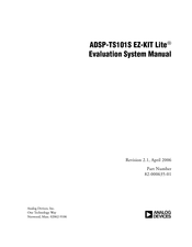 Analog Devices ADSP-TS101S EZ-KIT Lite Manual