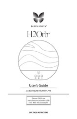 BlissLights H2ORB-RGWB-FC7NS User Manual