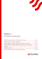 ETS NORD FDMS Maintenance Manual