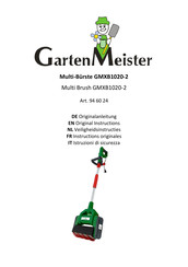 Garten Meister GMXB1020-2 Original Instructions Manual
