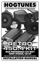 Hogtunes RETRO 450.4 KIT Installation Manual
